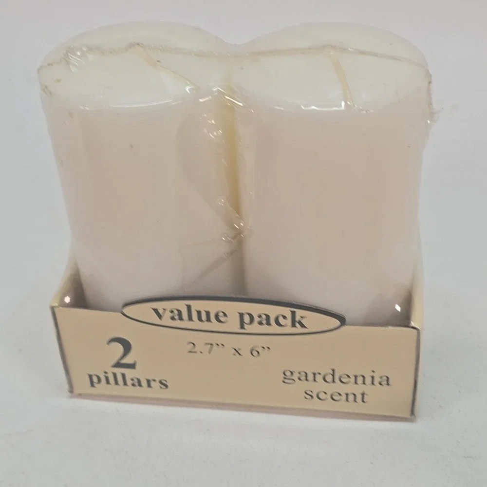 3 Pack Pillar Candles 2‎ Tall 2.7